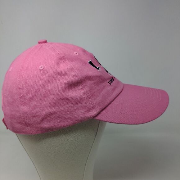 DMR Classic Women's Strapback Hat Pink Adjustable Long Beach Island Tourist Cap - Picture 6 of 11
